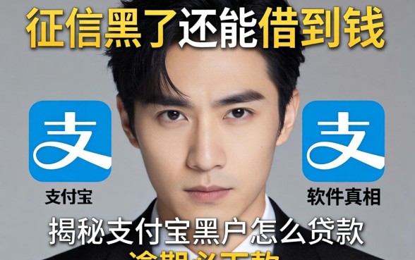 我征信黑了还能借到钱?揭秘支付宝黑户怎么贷款和逾期必下款的软件真相