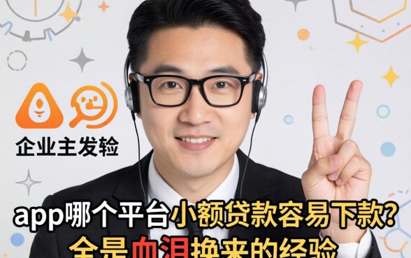 小企业主亲测:app哪个平台小额贷款容易下款?全是血泪换来的经验