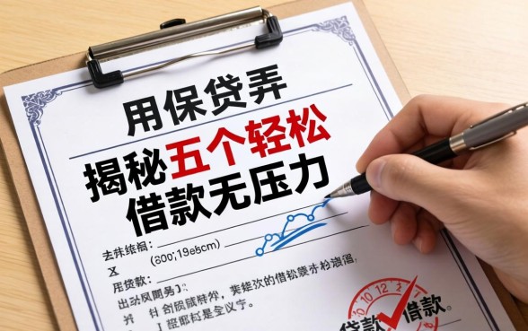 贷款用的保单怎么弄出来，揭秘五个轻松借款无压力口子