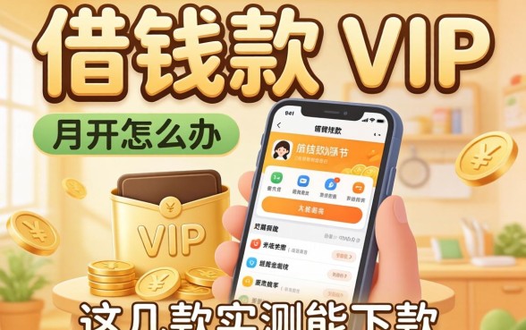 遇到借钱软件需要开vip怎么办？这几款实测能下款