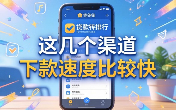目前贷款软件排行：这几个渠道下款速度比较快
