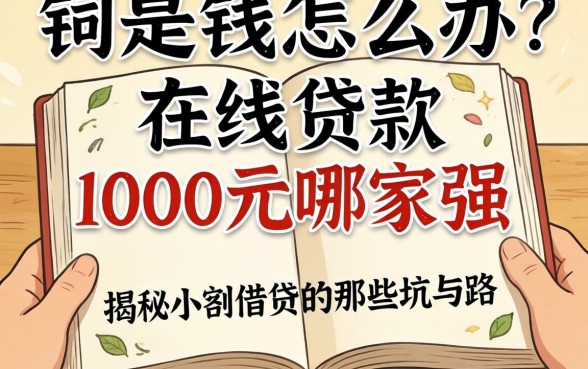 急需用钱怎么办？在线贷款1000元哪家强？揭秘小额借贷的那些坑与路