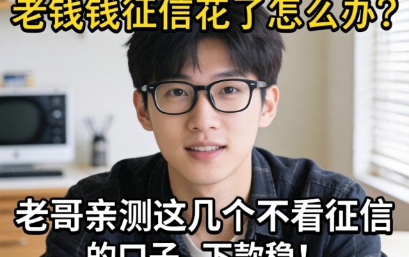 急需用钱征信花了怎么办?老哥亲测这几个不看征信的口子,下款稳!