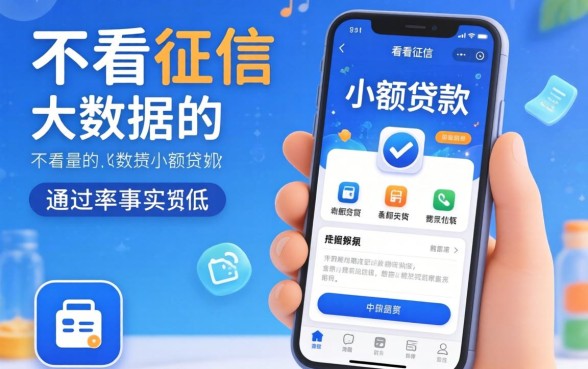 揭秘几款不看征信大数据的小额贷款软件，通过率属实不低