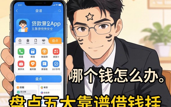 急需用钱怎么办？哪个手机app贷款快且安全？盘点五大靠谱借钱平台