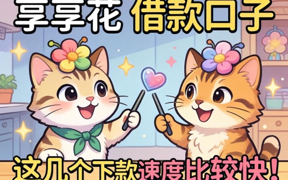 类似宜享花一样的借款口子:这几个下款速度比较快