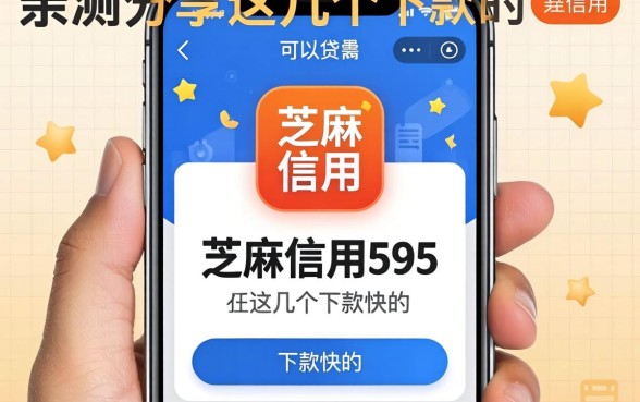 芝麻信用595可以贷款app，亲测分享这几个下款快的