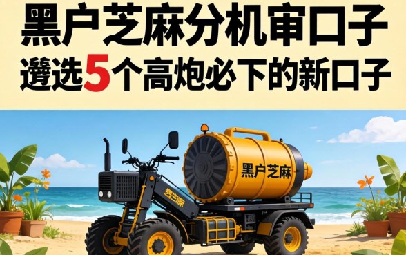 黑户芝麻分机审口子，遴选5个高炮必下的新口子