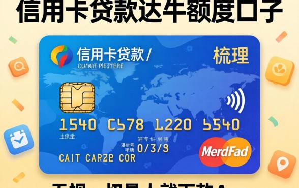 有信用卡贷款的大额度口子，梳理五个无视一切是人就下款的app