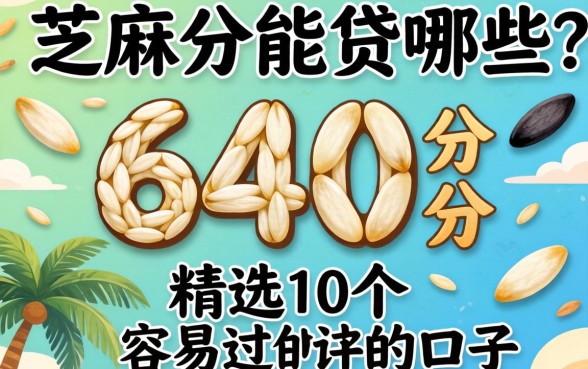 芝麻分640分能贷哪些？精选10个容易过的口子分享