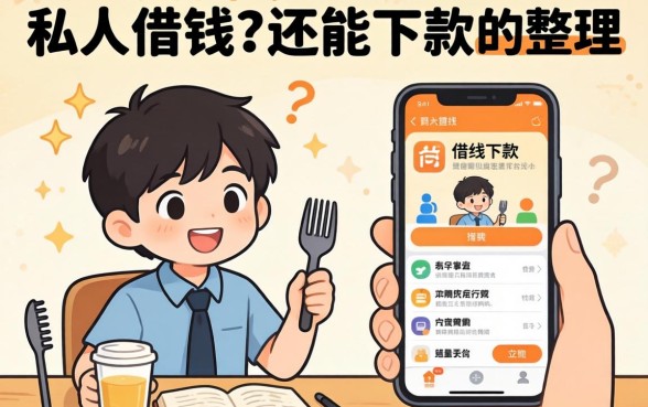 有没有人私人借钱的软件?整理了几个还能下款的