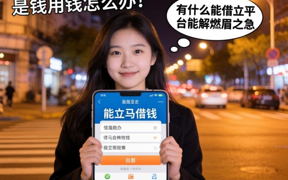 深夜急需用钱怎么办？有什么能立马借钱的平台能解燃眉之急？