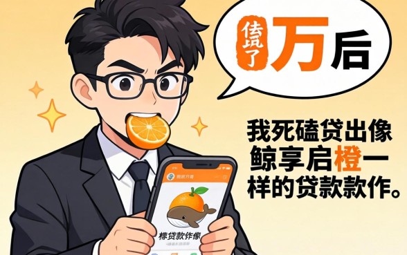 被高利贷坑了三万后，我死磕出像鲸享橙一样的贷款软件