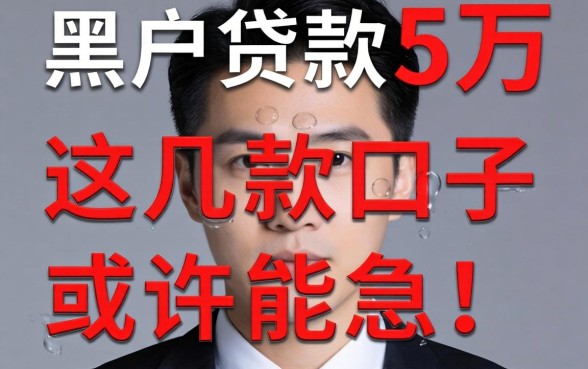 揭秘黑户贷款五万不用还的内幕，这几款口子或许能救急