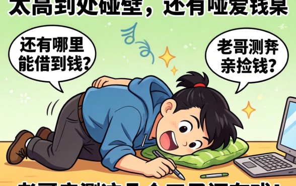 负债太高到处碰壁，还有哪里能借到钱？老哥亲测这几个口子还有戏！