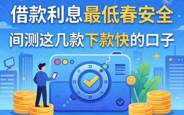 现在什么借款利息最低最安全？实测这几款下款快的口子