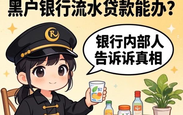 黑户银行流水贷款能办吗？银行内部人告诉你真相
