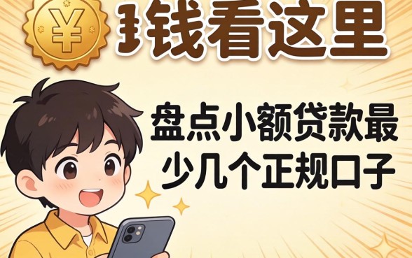 急需用钱看这里：盘点小额贷款最少的几个正规口子