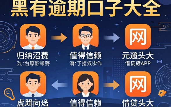 网黑有逾期口子大全，归纳五个值得信赖的借贷app