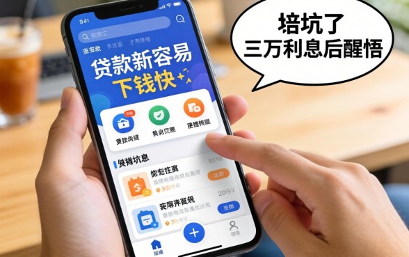手机上哪些贷款app容易下钱快？被坑了三万利息后才醒悟