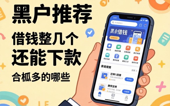 黑户推荐手机上借钱的软件有哪些？整理了几个还能下款的