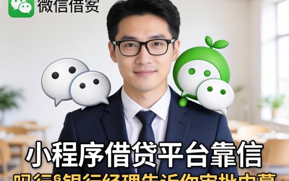 微信小程序借贷平台靠谱吗？银行经理告诉你审批内幕