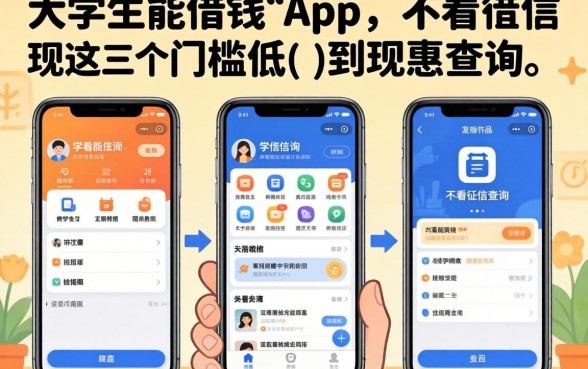 我翻遍了大学生能借钱的app和不看征信查询的软件，发现这三个门槛低到离谱