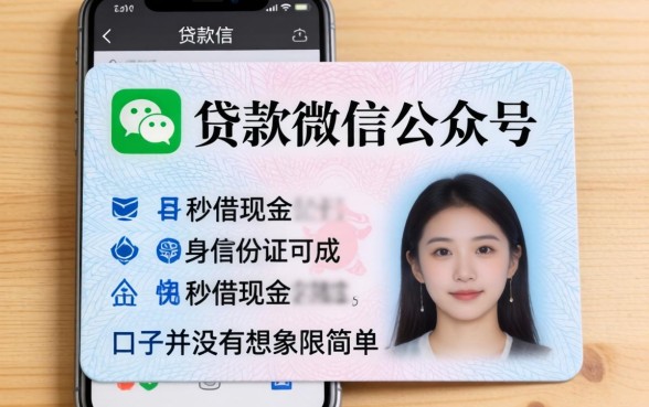我试了几个能贷款的微信公众号，发现手机身份证秒借现金的口子并没有想象中那么简单