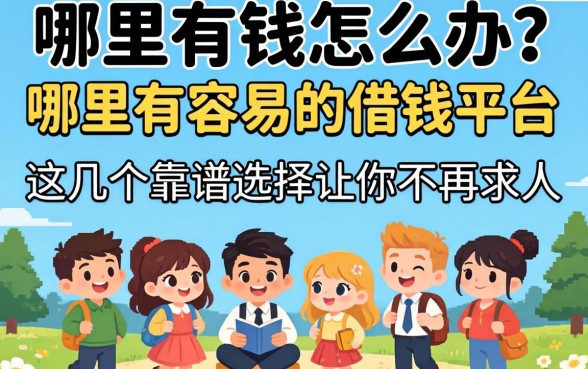急需用钱怎么办？哪里有容易的借钱平台？这几个靠谱选择让你不再求人