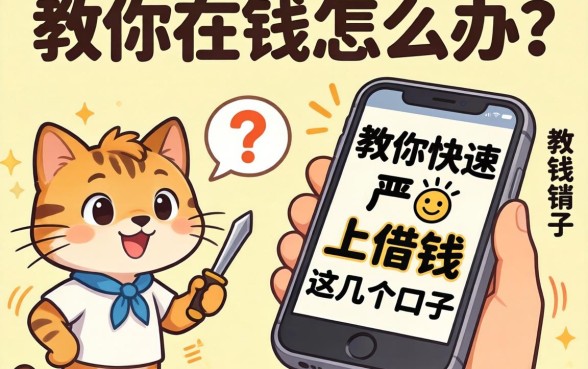 急需用钱怎么办？教你快速在手机上借钱这几个口子