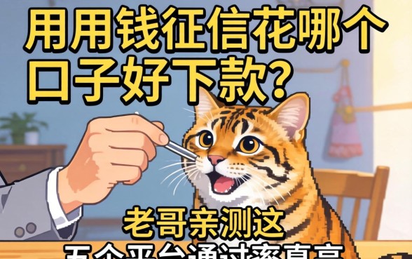 急用钱征信花哪个口子好下款？老哥亲测这五个平台通过率真高！