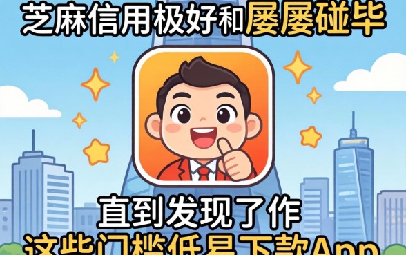 我芝麻信用极好却屡屡碰壁，直到发现了这些门槛低易下款的app