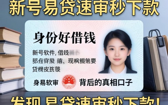 我试了只要身份证软件好借钱，发现新号易贷速审秒下款口子背后的真相