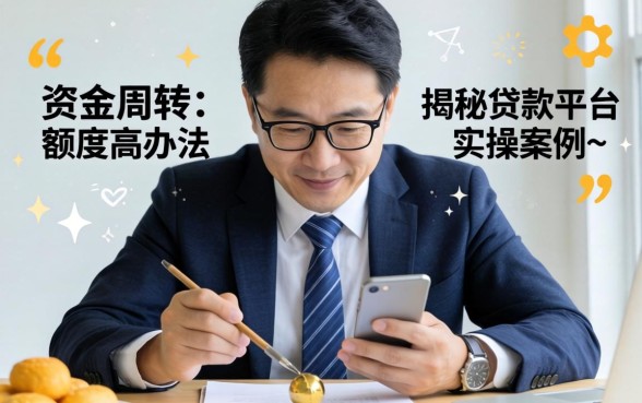 急需资金周转？揭秘贷款平台额度高的办法与实操案例