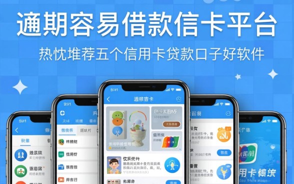 逾期容易借款的平台，热忱推荐五个信用卡贷款口子好软件