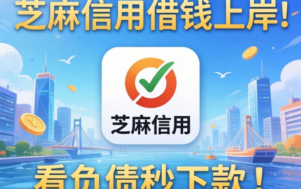 我用芝麻信用借钱软件上岸，发现不看负债秒下款的真相