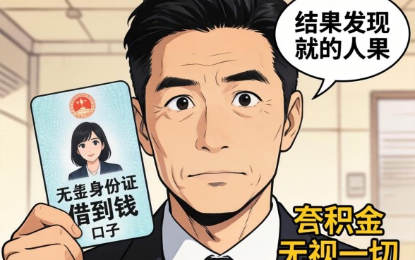 我试了那个不用身份证就能借到钱的口子，结果发现公积金无视一切的真相