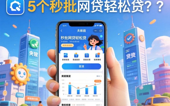 快速方便的手机贷款app，概览5个秒批网贷轻松贷的app