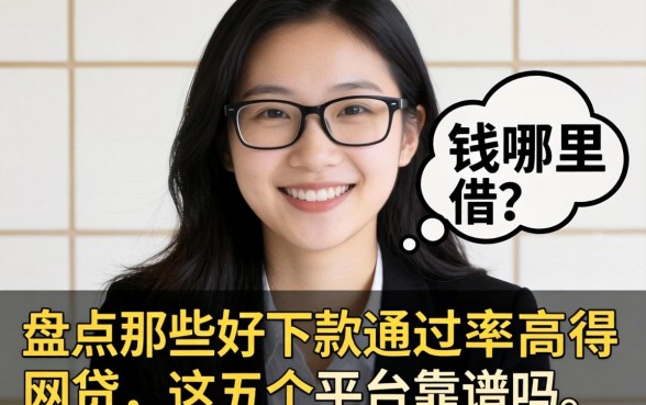 急需用钱哪里借？盘点那些好下款通过率高得网贷，这五个平台靠谱吗？