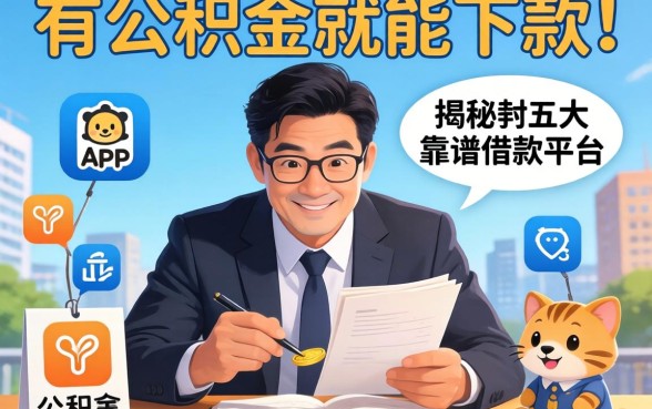 急需资金周转？有公积金就能下款的app真的存在吗？揭秘五大靠谱借款平台