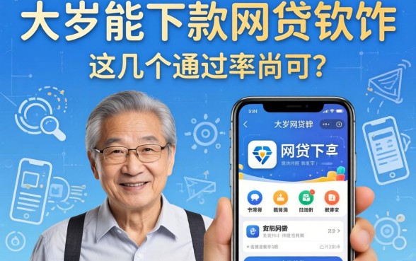 盘点六十岁能下款的网贷软件有哪些，这几个通过率尚可