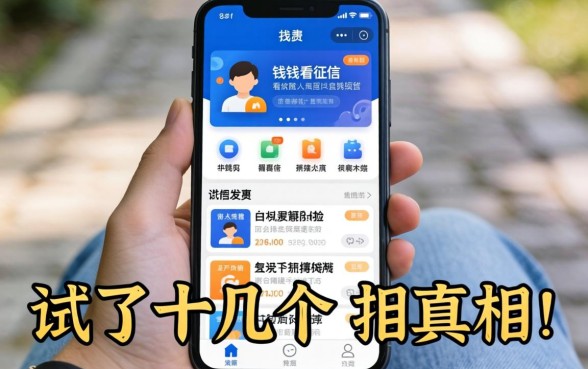 急需用钱不看征信的平台有哪些软件，我试了十几个发现真相很残酷