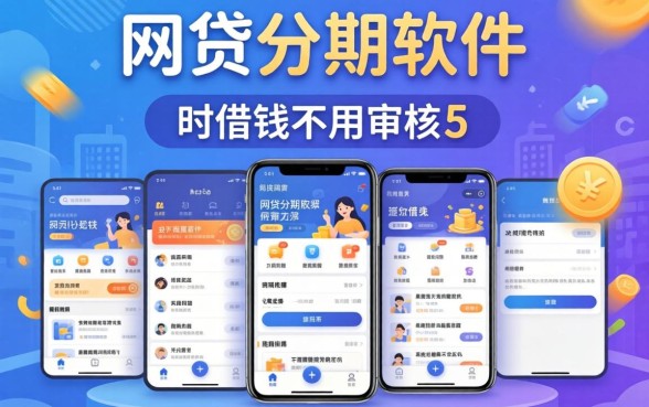 好点的网贷分期软件,汇总五个可以借钱不用审核的app