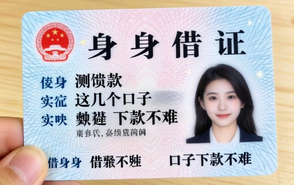 如何凭一张身份证借款呢？实测这几个口子下款不难