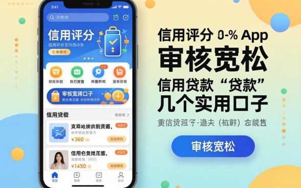 无视信用评分的贷款app：审核宽松的几个实用口子