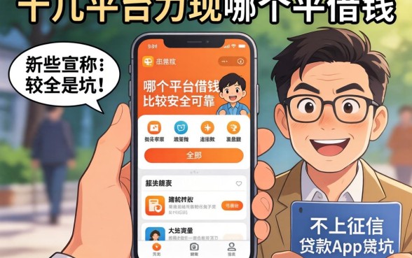 我试了十几个平台才发现，那些宣称在哪个平台借钱比较安全可靠和不上征信的贷款app全是坑