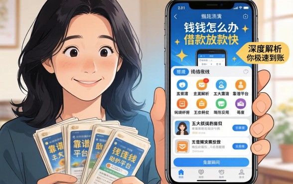 急需用钱怎么办？哪个手机借款放款快？深度解析五大靠谱平台助你极速到账