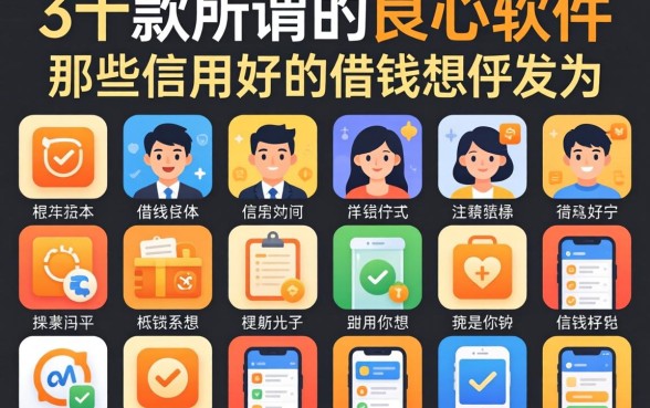 我翻了三十款所谓的良心软件，发现那些信用好的借钱软件有哪些根本不是你想的那样
