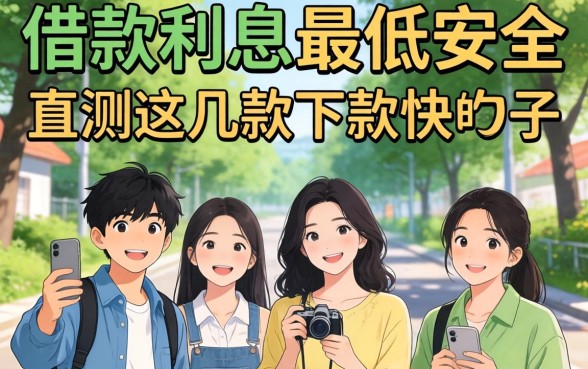 现在什么借款利息最低最安全？实测这几款下款快的口子