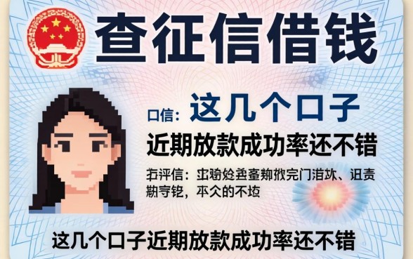 身份证不查征信借钱，这几个口子近期放款成功率还不错